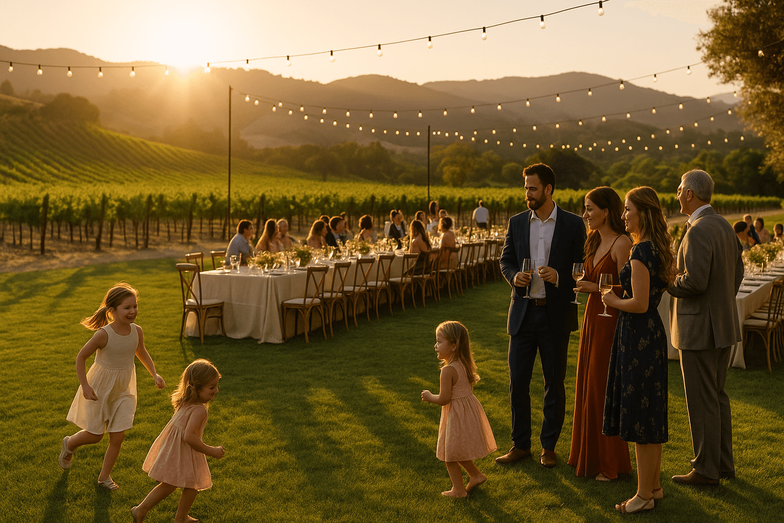 Family-Friendly Wedding Venues in Napa: How to Make a Wine Country Wedding Kid-Friendly