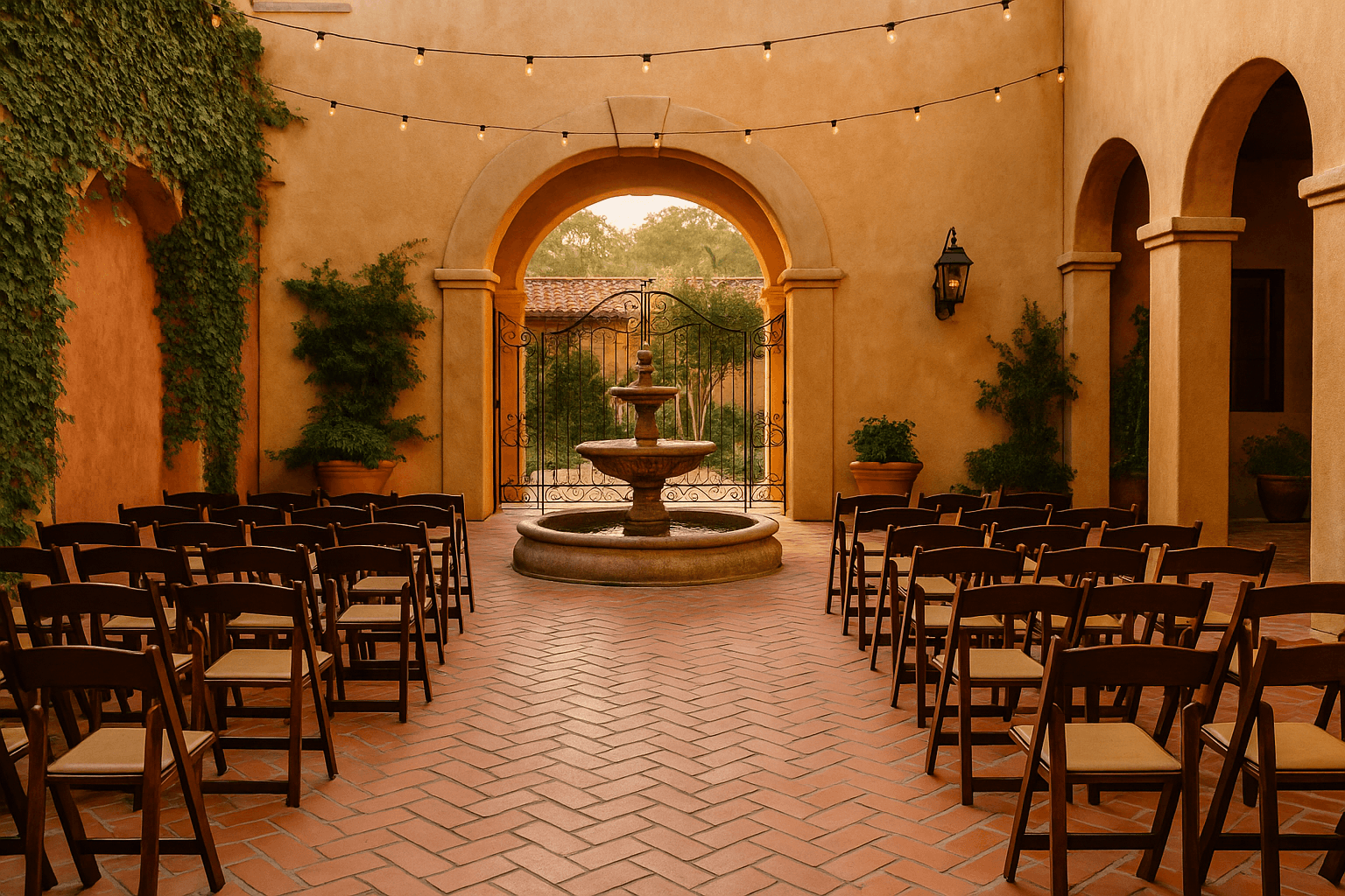 The Most Intimate Courtyard Wedding Venues in Wine Country
