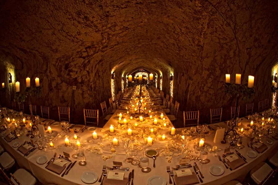The Uniqueness of Having Dinner in a Wine Cave