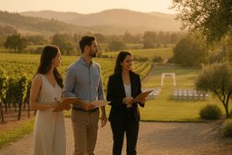 How to Plan a Venue Tour Checklist When Visiting Napa Wedding Locations
