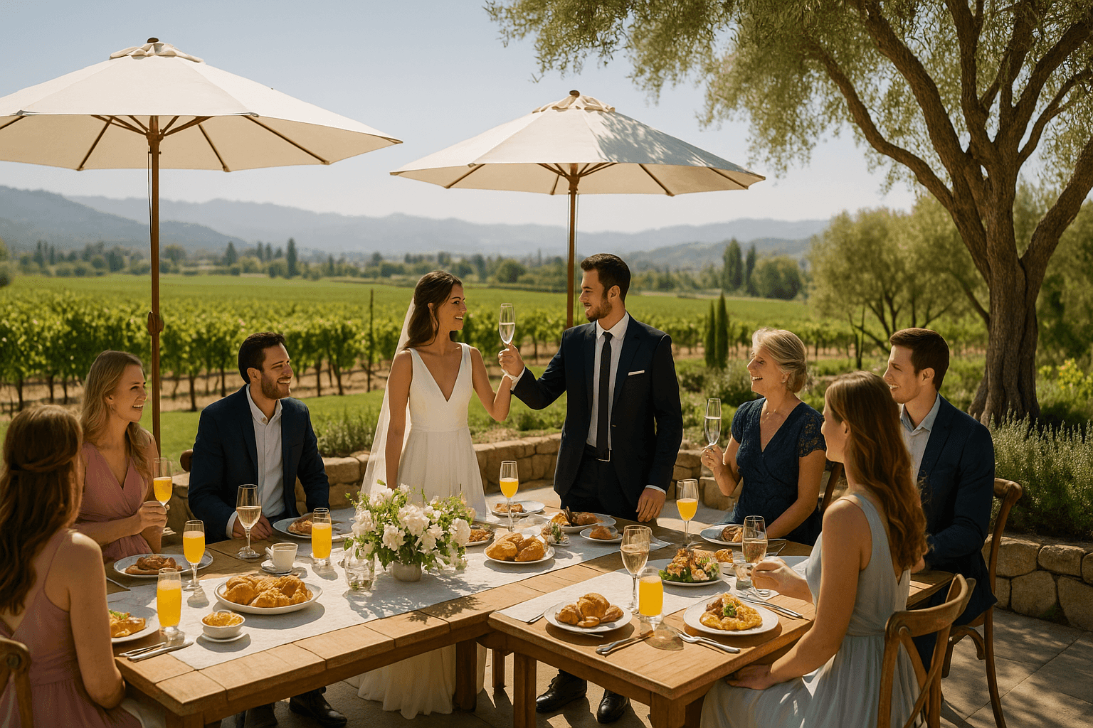Post-Wedding Brunch & Wrap-Up Events at or Near Your Napa Wedding Venue