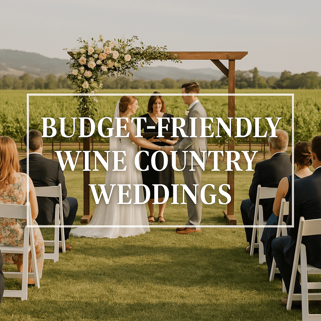 Top Tips for Planning a Budget-Friendly Wine Country Wedding