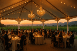 Tented vs. Indoor Receptions at Napa Wedding Venues: Pros, Cons & Planning Tips