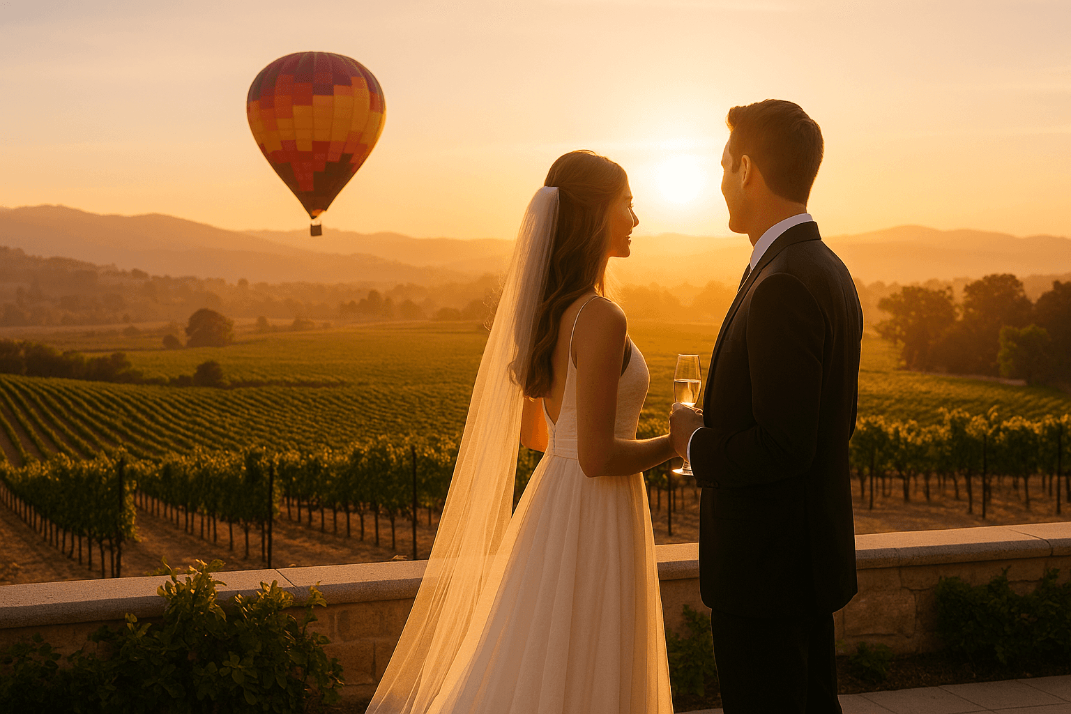 Luxury Wedding Add-ons at Napa Venues: From Spa Suites to Hot Air Balloon Rides