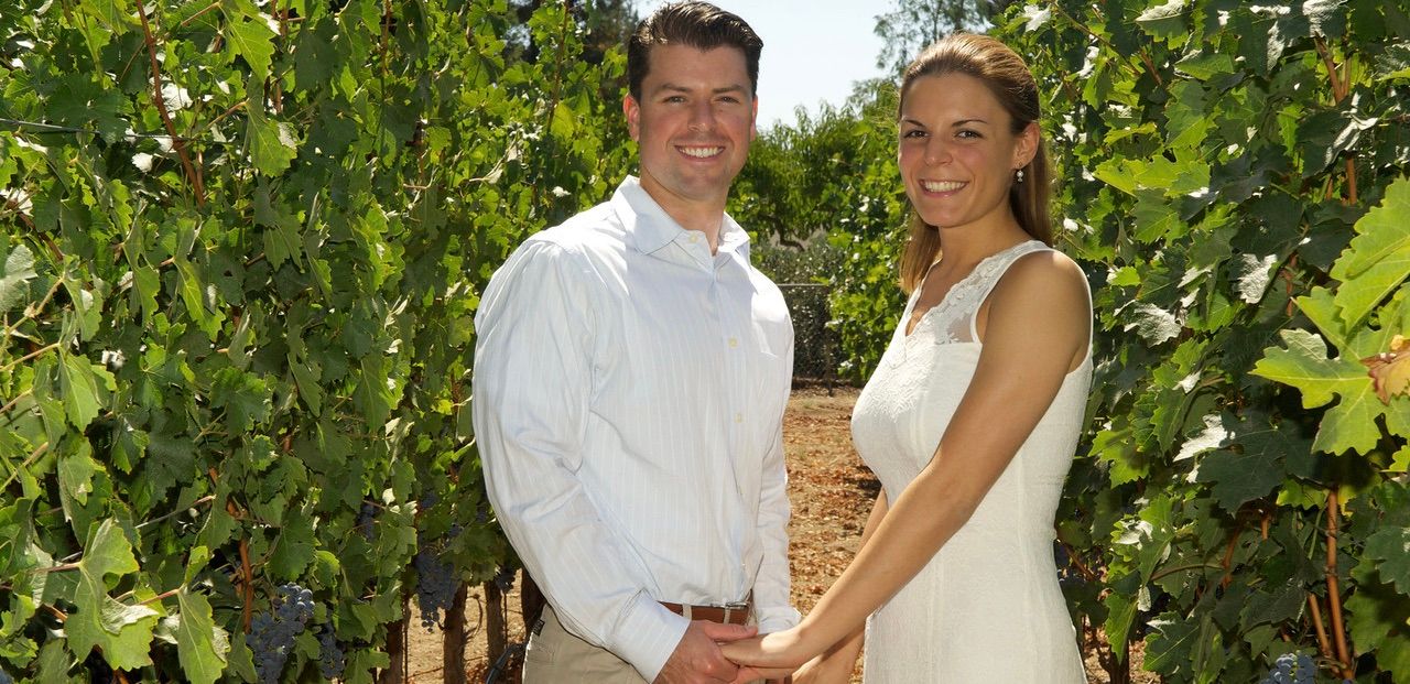 Utilize the Vines for Great Napa Valley Elopement Pictures