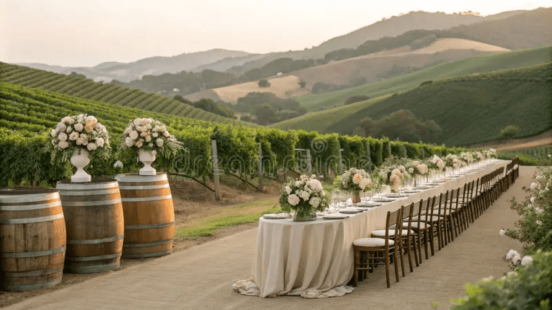 Romantic Vineyard Weddings in Napa Valley